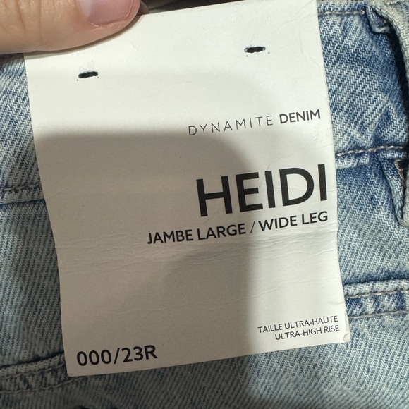BNWT Heidi Jeans Wide Leg Dynamite - Picture 2 of 4